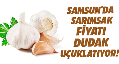 Samsun'da sarımsak fiyatı dudak uçuklatıyor!