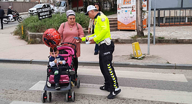 Samsun’da trafik bilinçlendirme çalışmaları