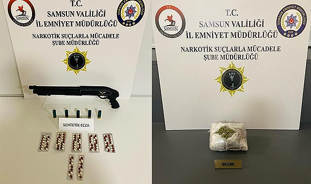 Samsun’da uyuşturucuya geçit yok! 26 gözaltı