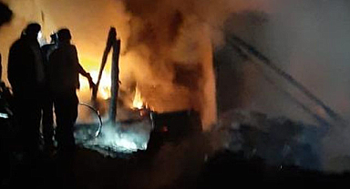 Samsun’da yangın paniği