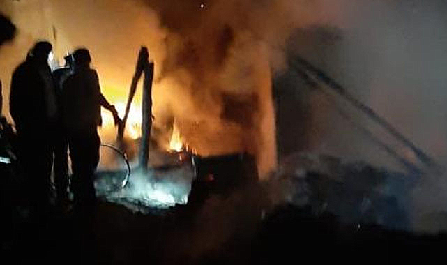 Samsun’da yangın paniği