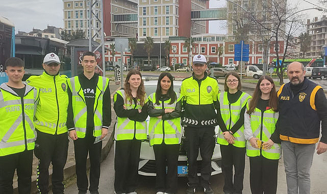 Samsun emniyeti, öğrenciler ile farkındalık oluşturdu