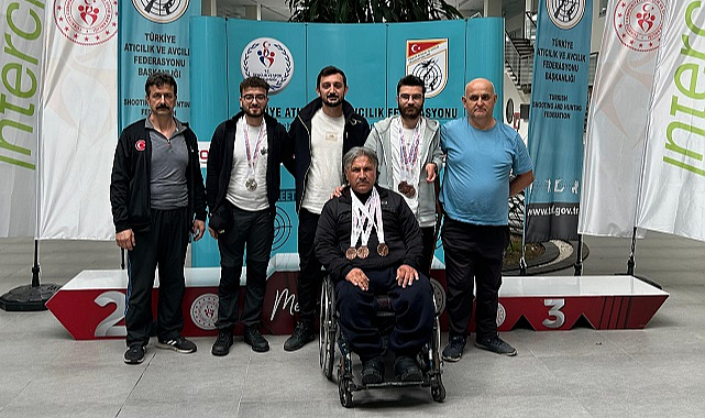 Samsunlu atıcılardan 5 madalya