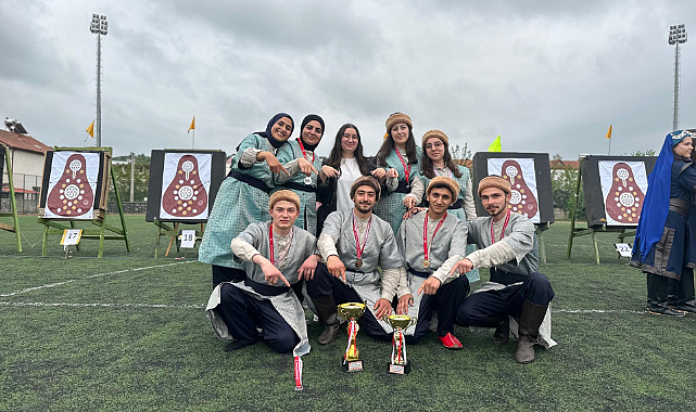 Samsunlu okçular hedefi vurdu