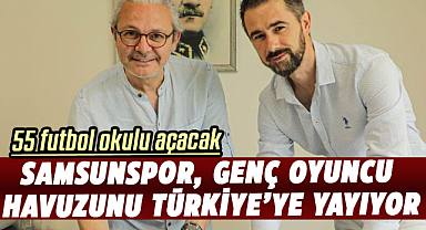 Samsunspor, Türkiye genelinde 55 futbol okulu açarak genç oyuncu havuzunu genişletiyor