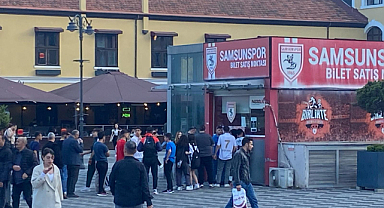 Samsunsporlular biletlere hücum etti