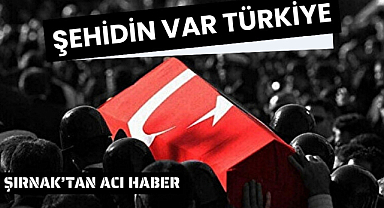 Şırnak'tan acı haber geldi 2 asker şehit 2 asker yaralı