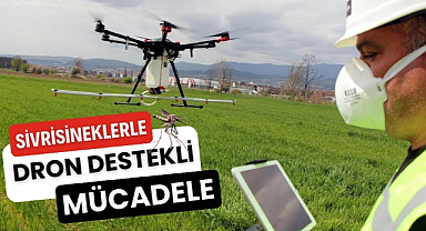 Sivrisineklerle dron destekli mücadele