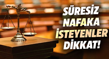 Süresiz nafakada dikkat çeken karar!