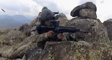 Taciz ateşi açan 4 terörist öldürüldü