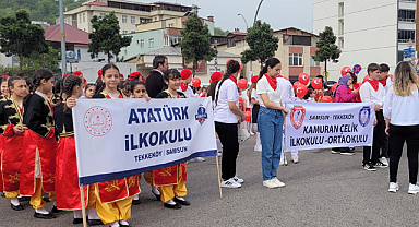 Tekkeköy'de 23 Nisan coşkusu yaşandı