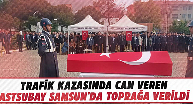 Trafik kazasında can veren Oğuzhan Tombuloğlu Samsun'da toprağa verildi