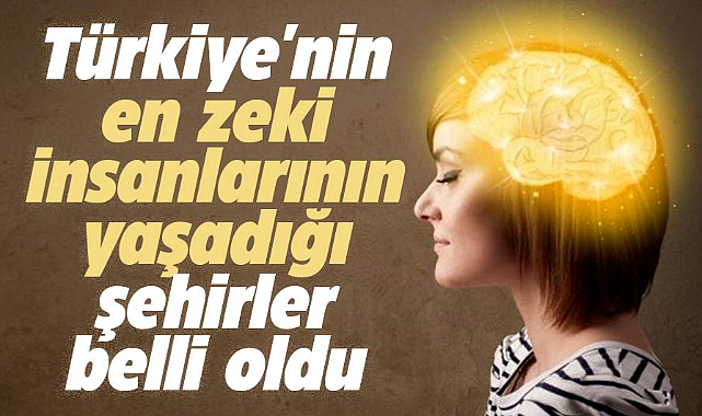 Türkiye'nin en zeki insanlarının yaşadığı şehirler belli oldu