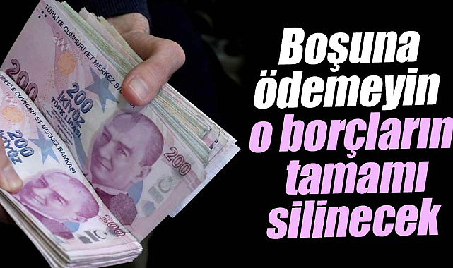 Vatandaşların yükünü hafifletecek sicil affı ve borç kapatma fırsatı