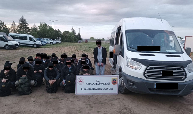 45 kaçak göçmen yakalandı