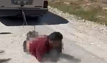 Bir kişiyi otomobile bağlayıp sürükleyen şahıs serbest bırakıldı