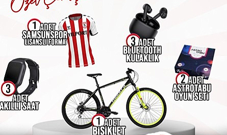 Canik'ten 19 Mayıs'a özel hediye yağmuru