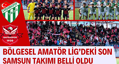 Çarşambaspor Bafraspor'u yendi Bölgesel Amatör Lig'de kaldı