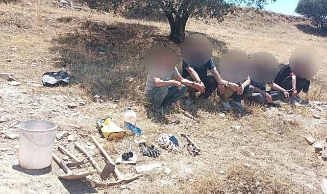 Define avcıları suçüstü yakalandı