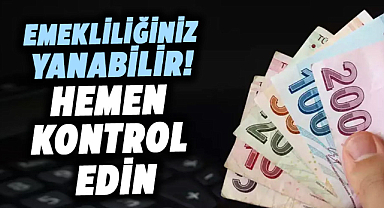 Emekliliğiniz yanabilir! Hemen kontrol edin