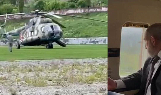 Ermenistan Başbakanı Paşinyan’ın helikopteri acil iniş yaptı