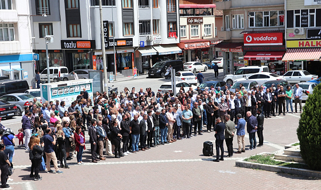 Havza'da eğitim sendikalarından protesto 