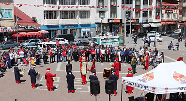 Havza’da mehterli festival yürüyüşü