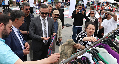 Havza’da ürün tanıtım fuarı yoğun ilgi gördü