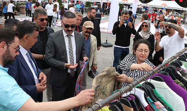Havza’da ürün tanıtım fuarı yoğun ilgi gördü