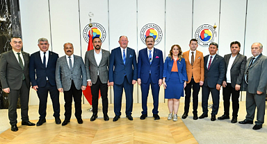 Havza TSO heyeti 80. TOBB Genel Kurulu'nda