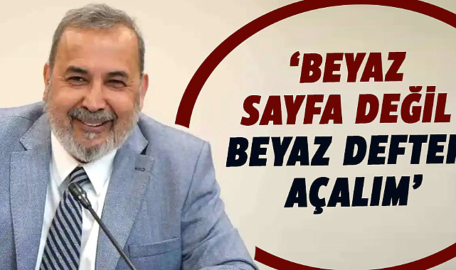 İsmail Uyanık: Beyaz sayfa değil beyaz defter açalım