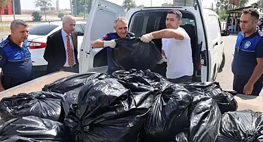 Kaçak kesildiği tespit edilen 500 kilogram et imha edildi