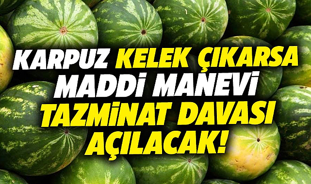 Karpuz alacaklara müjde: Kelek çıktığında 20 bin lira kazanabilirsiniz!