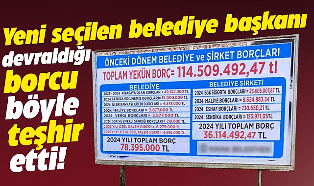 Kavak Belediyesini eski Başkan Sarıcaoğlu borç batağında bırakmış!