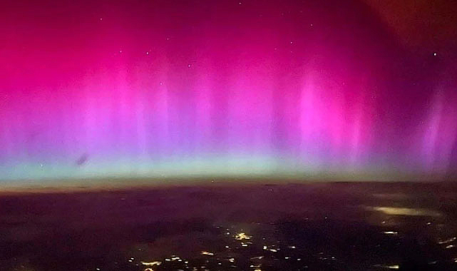 Kuzey ışıkları Türkiye'den de görüldü