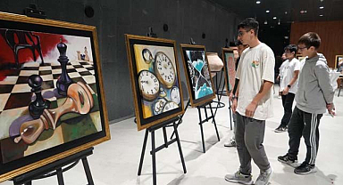 Lise öğrencilerinin sergisi Samsun Müzesi'nde görücüye çıktı