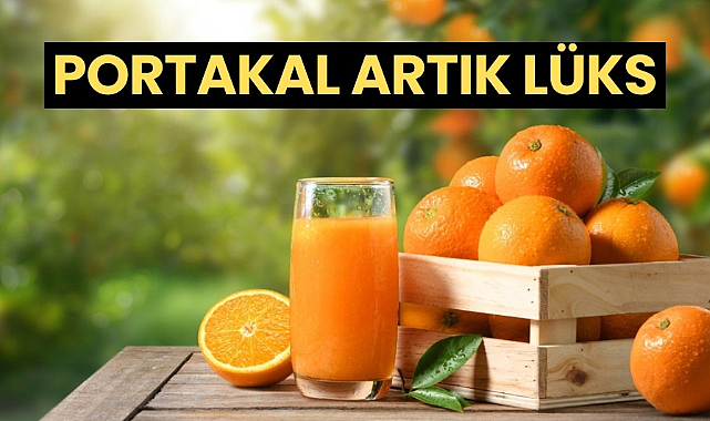 Portakal artık lüks