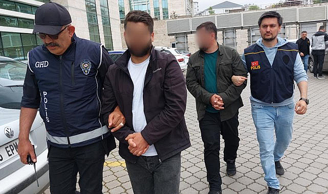 Samsun'da 5 kaçak göçmen ve 2 kaçakçı yakalandı