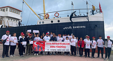 Samsun'da anma yürüyüşü tamamlandı