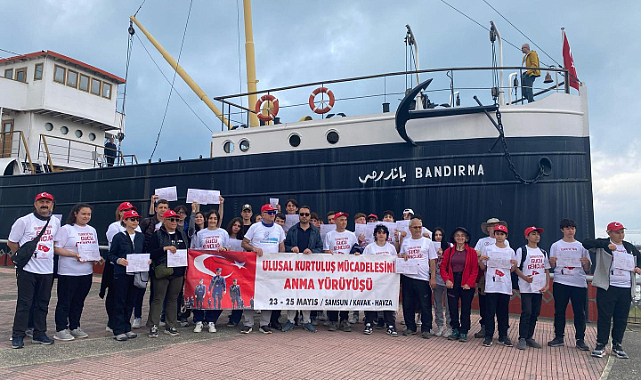 Samsun'da anma yürüyüşü tamamlandı