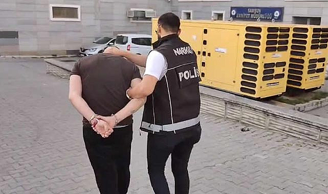 Samsun’da aranan şahıs kıskıvrak yakalandı