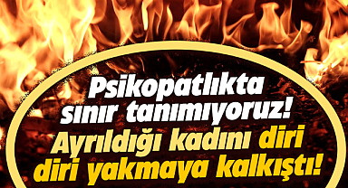 Samsun'da ayrıldığı kadının evinin kapısını ateşe veren kişi tutuklandı