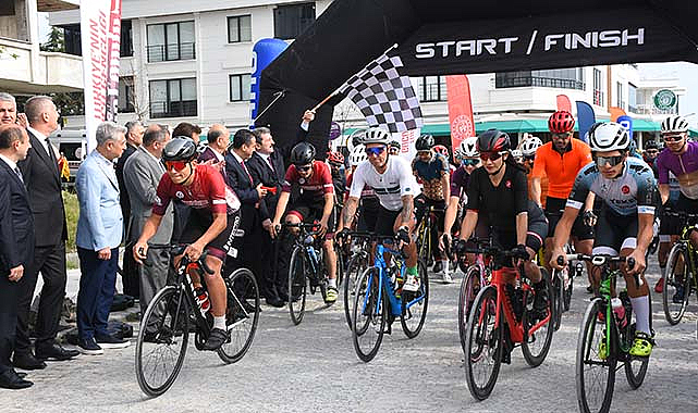 Samsun'da bisiklet yarışı düzenlendi