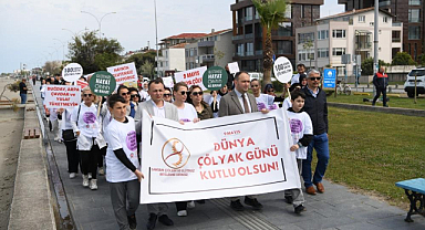 Samsun’da çölyak hastaları için yürüdüler