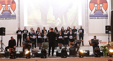 Samsun'da Eğitim İş 105. yıl konseri verdi