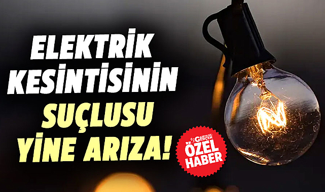 Samsun'da elektrik kesintisinin suçlusu yine arıza!