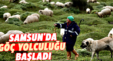 Samsun'da göç yolculuğu başladı