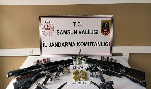 Samsun'da  jandarma suça ve suçluya geçit vermedi