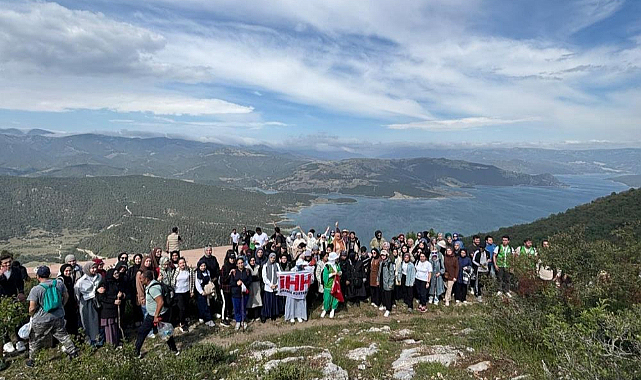 Samsun’da öğrencilerden Şahinkaya Kanyonu gezisi