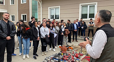 Samsun'da OMÜ öğrencilerine orman yangınlarına müdahale eğitimi verildi